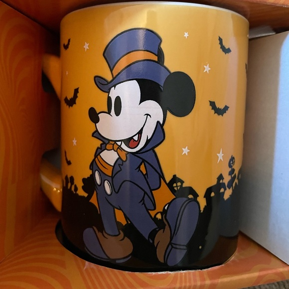 Halloween Mickey and Minnie Mouse Disney Mug Set NWT - Picture 2 of 5